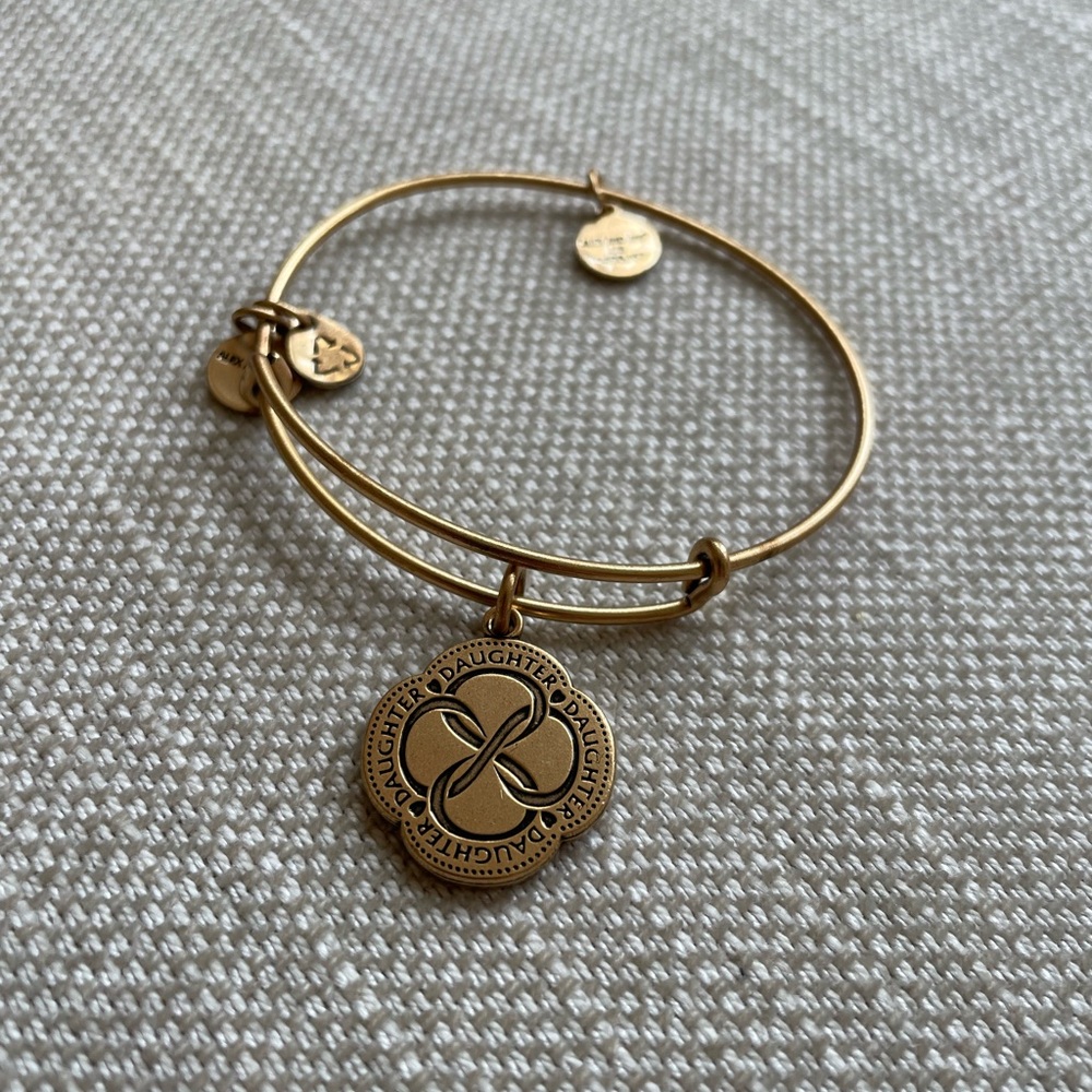 Alex and Ani Daughter Charm Bangle Bracelet